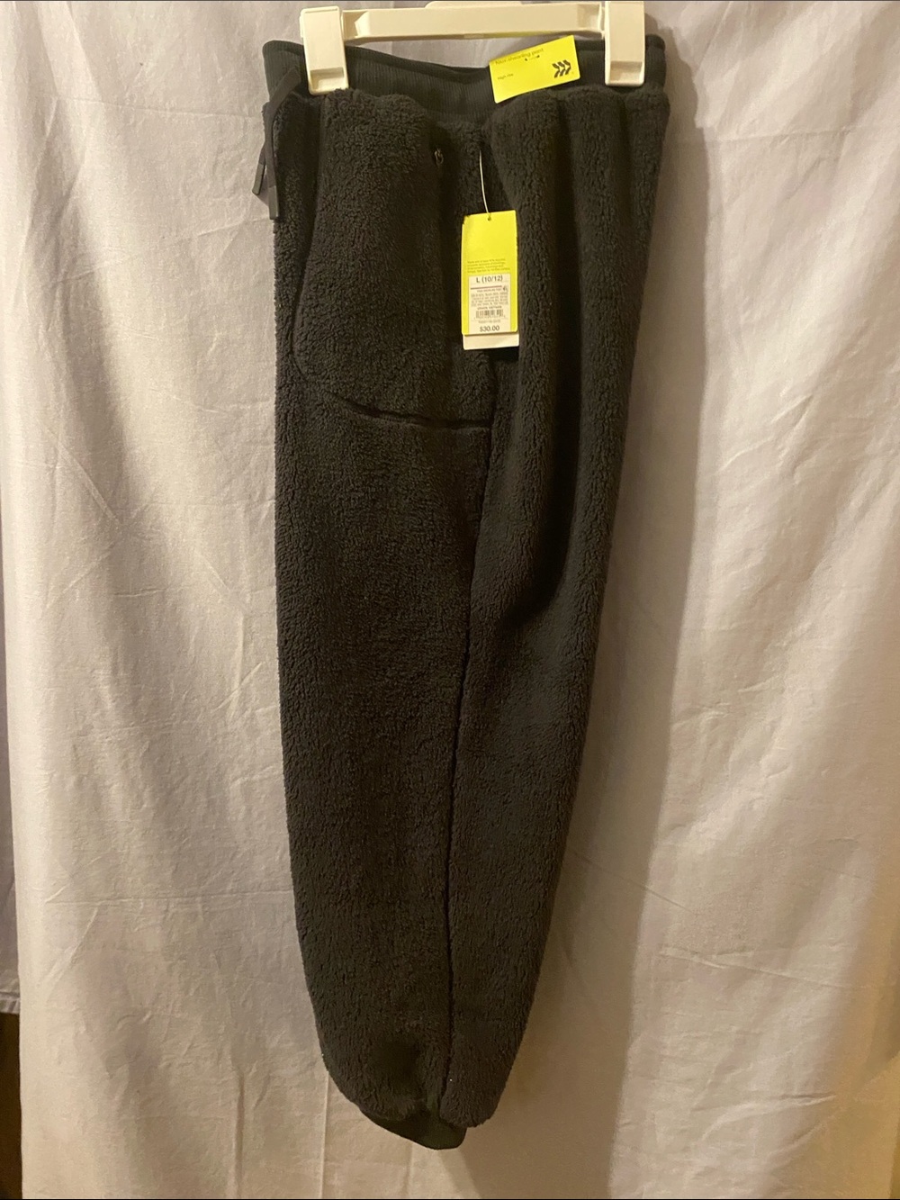 all in motion Black Sherpa Jogger Pants for Kids